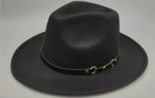 Men's Curved Edge Western Cowboy Hat by GJG Denim
