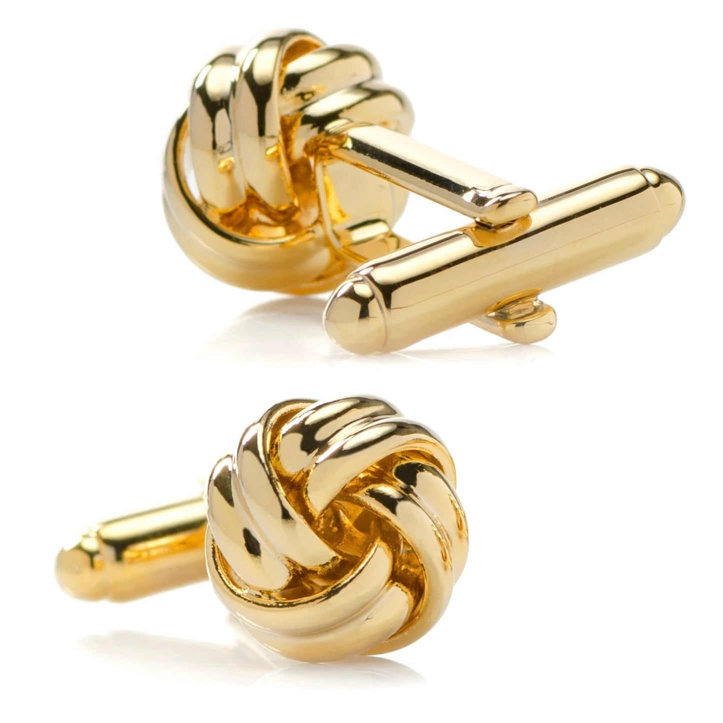 Gold Knot 5-Stud Set by Cufflinks.com