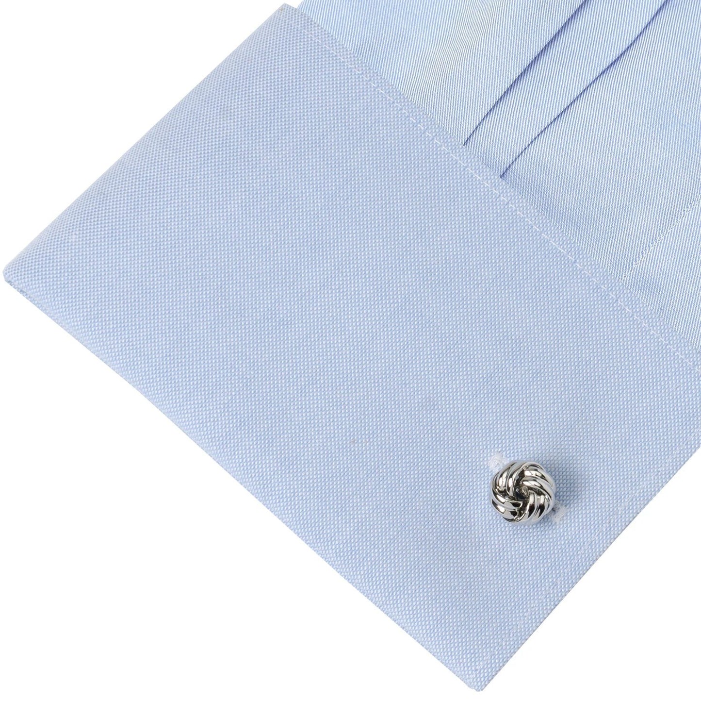 Silver Knot 5-Stud Set by Cufflinks.com