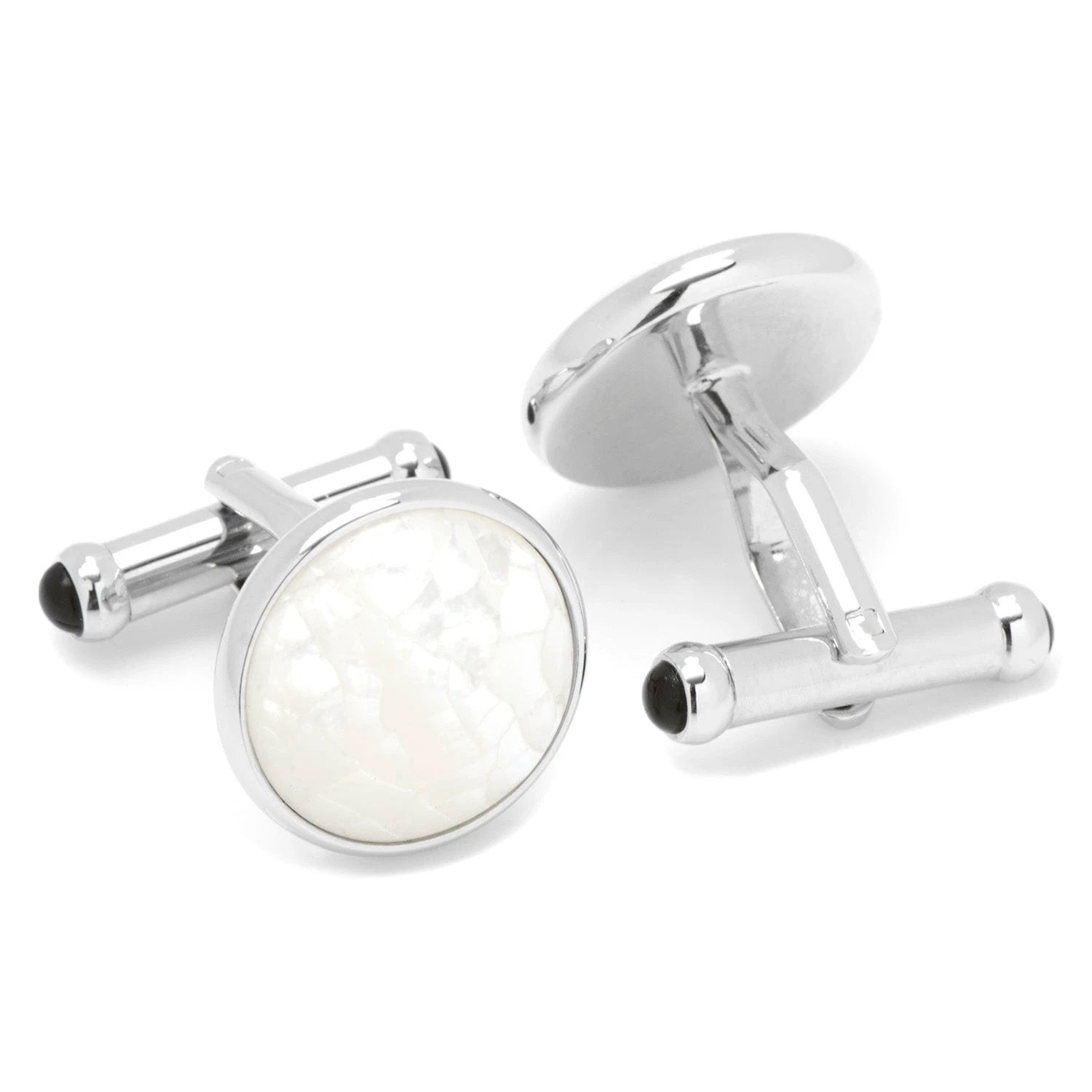 Mosaic Mother of Pearl 5-Stud Set by Cufflinks.com