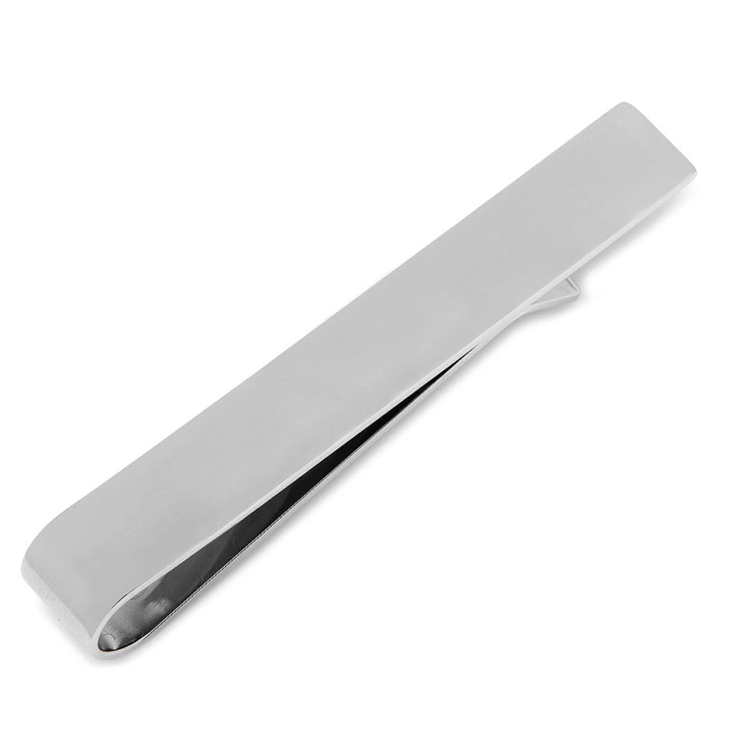 Engravable Rectangle Cufflinks and Tie Bar Gift Set by Cufflinks.com