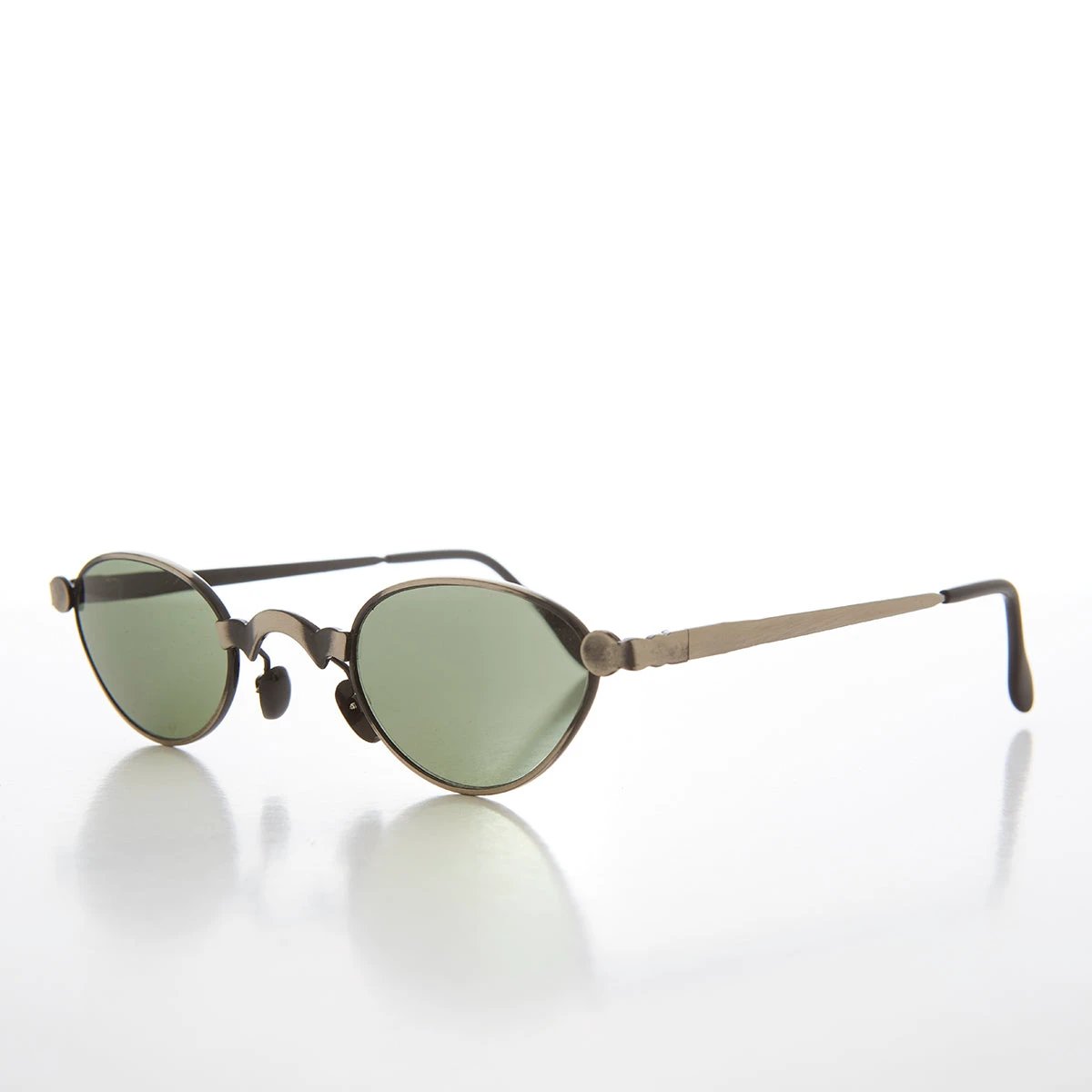 Unique 90s Steampunk Sunglass Unisex Futuristic - Petar by Sunglass Museum
