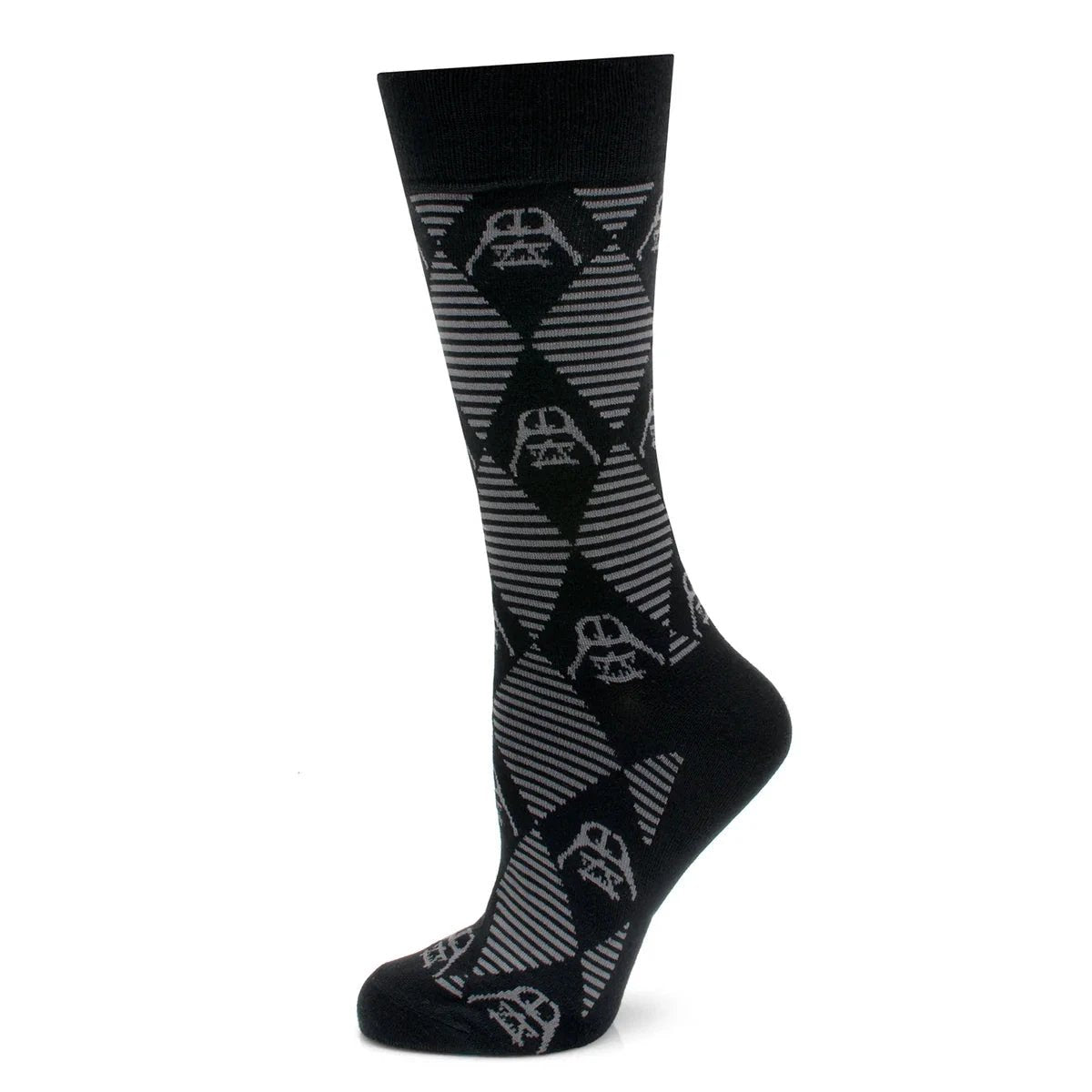 Star Wars Darth Vader Black Argyle Dress Socks and Lapel Pin Gift Set by Cufflinks.com