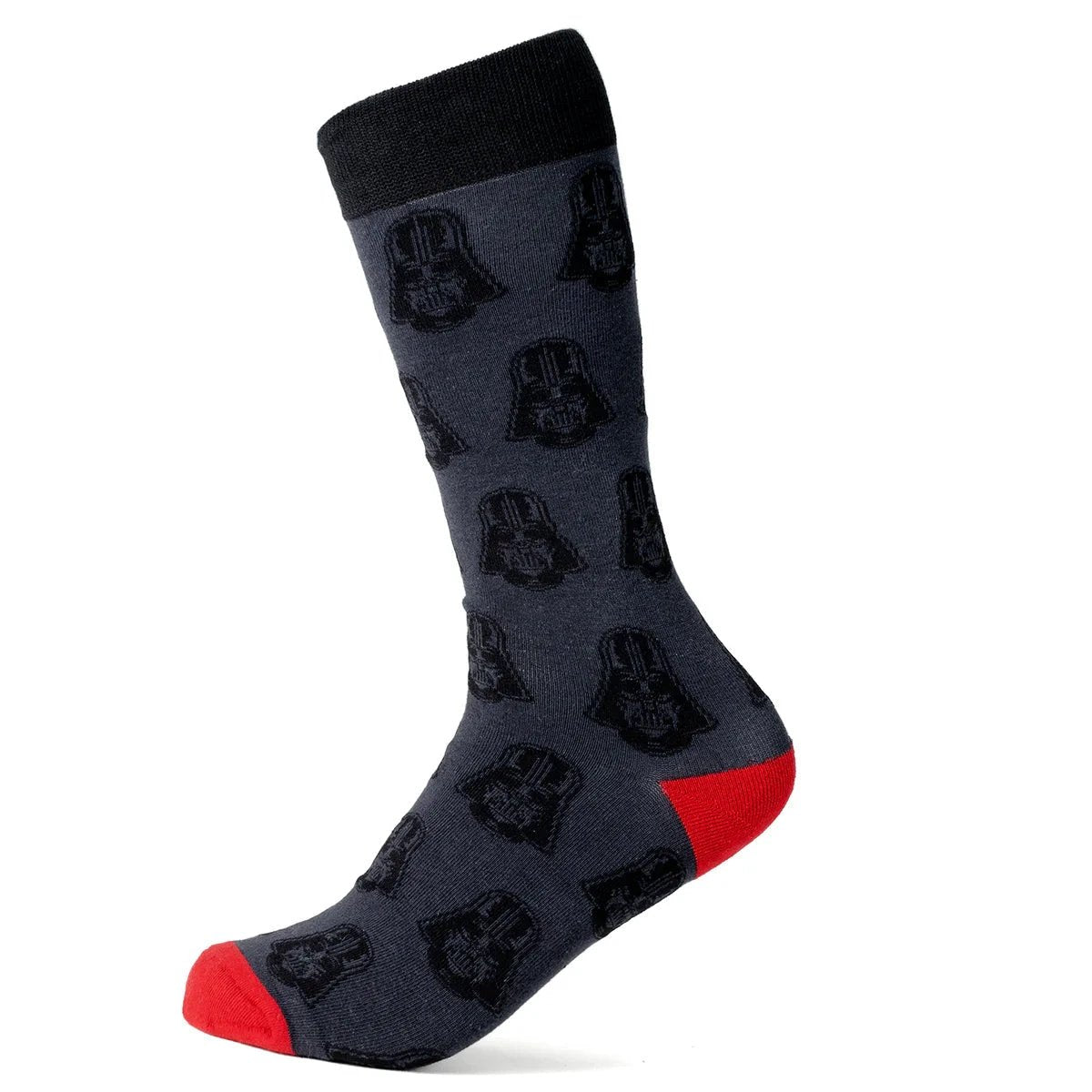 Star Wars Darth Vader Black and Red Dress Sock and Lapel Pin Gift Set by Cufflinks.com