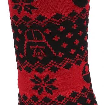 Star Wars Darth Vader Red and Black Holiday Dress Socks and Lapel Pin Gift Set by Cufflinks.com