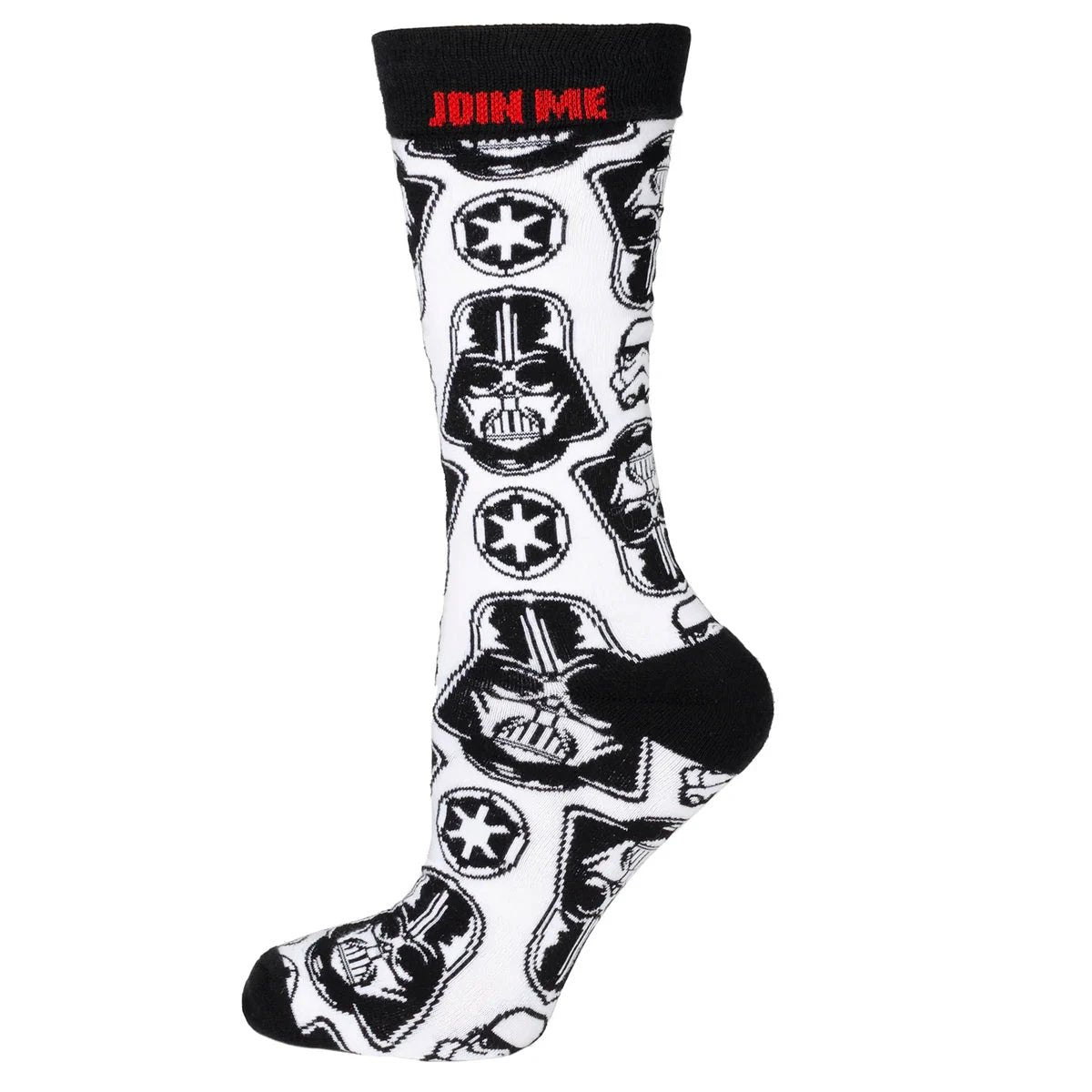 Star Wars Darth Vader White Dress Socks and Lapel Pin Gift Set by Cufflinks.com