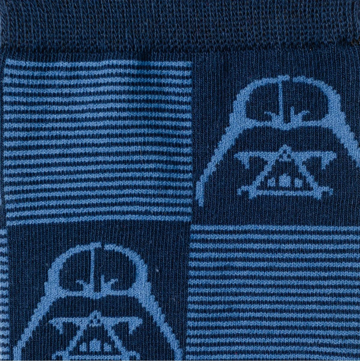 Star Wars Darth Vader Navy and Black Checkered Socks with Imperial Crest Lapel Pin Gift Set by Cufflinks.com