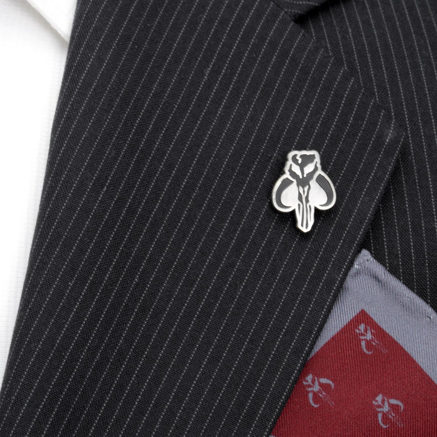 Star Wars Mandalorian 3-Pack Dress Sock and Mythosaur Lapel Pin Gift Set by Cufflinks.com
