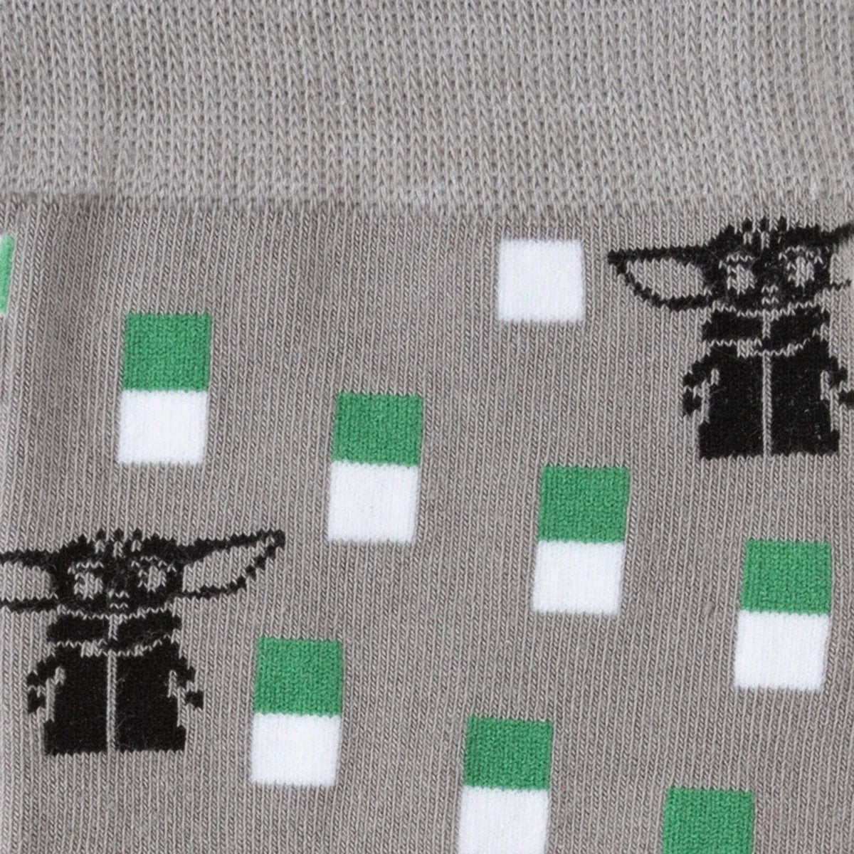Star Wars Mandalorian and Grogu Gray Dress Socks and Lapel Pin Gift Set by Cufflinks.com