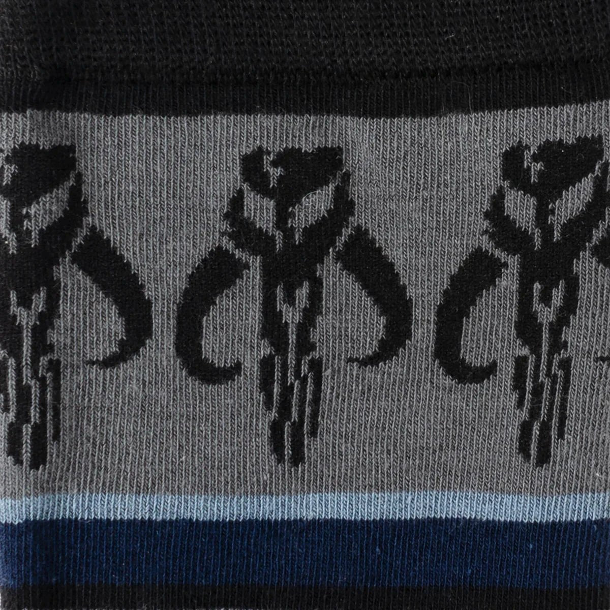 Star Wars Mandalorian Mythosaur Striped Dress Socks and Lapel Pin Gift Set by Cufflinks.com