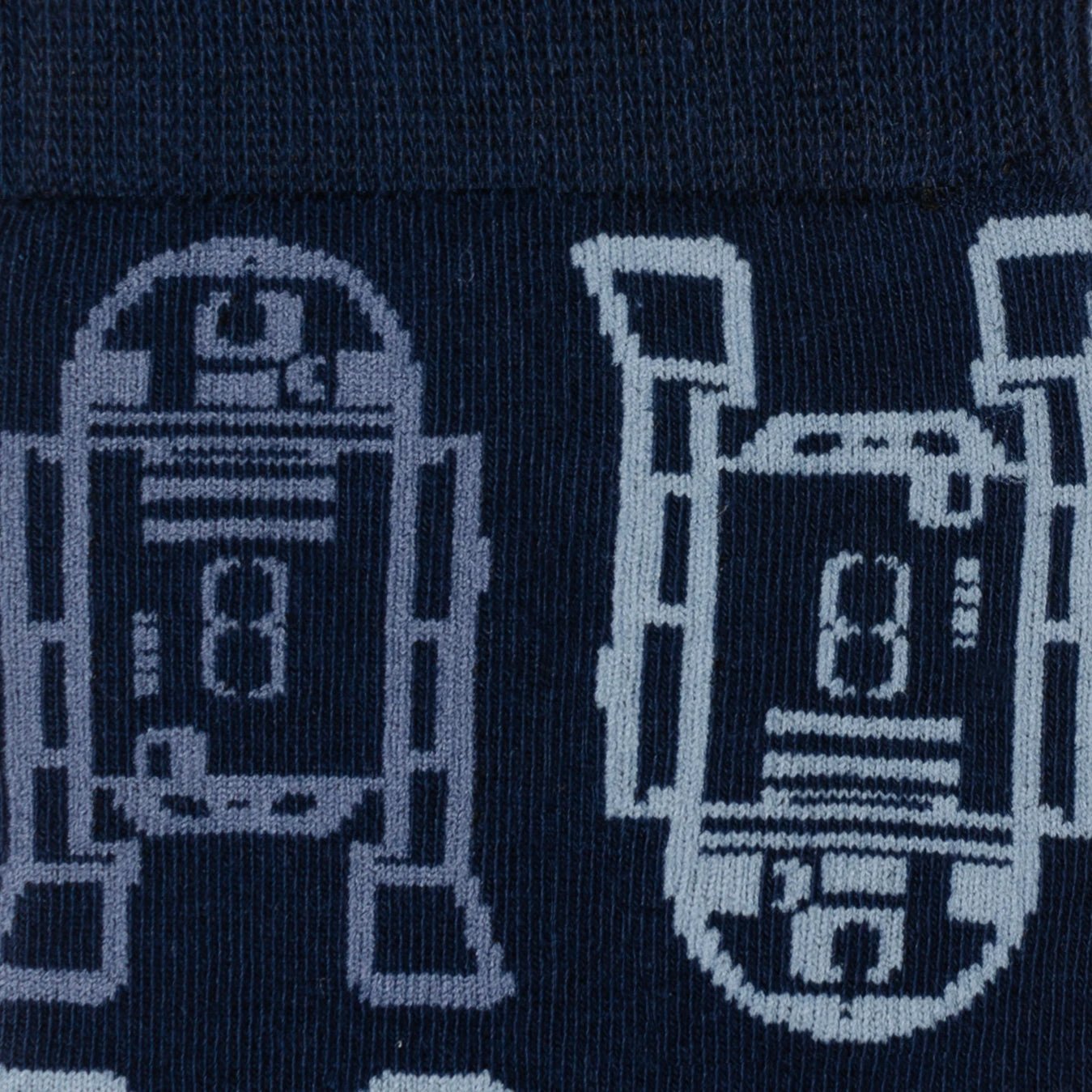 Star Wars R2-D2 Light and Dark Blue Dress Socks and Lapel Pin Gift Set by Cufflinks.com