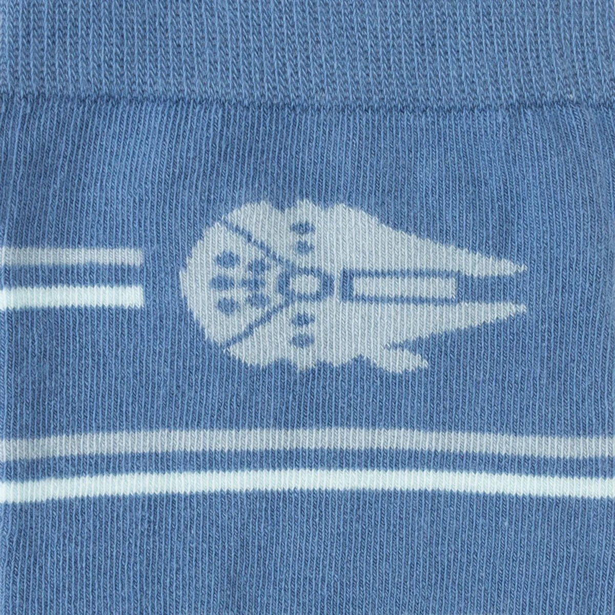 Star Wars Millennium Falcon Blue Striped Tie by Cufflinks.com