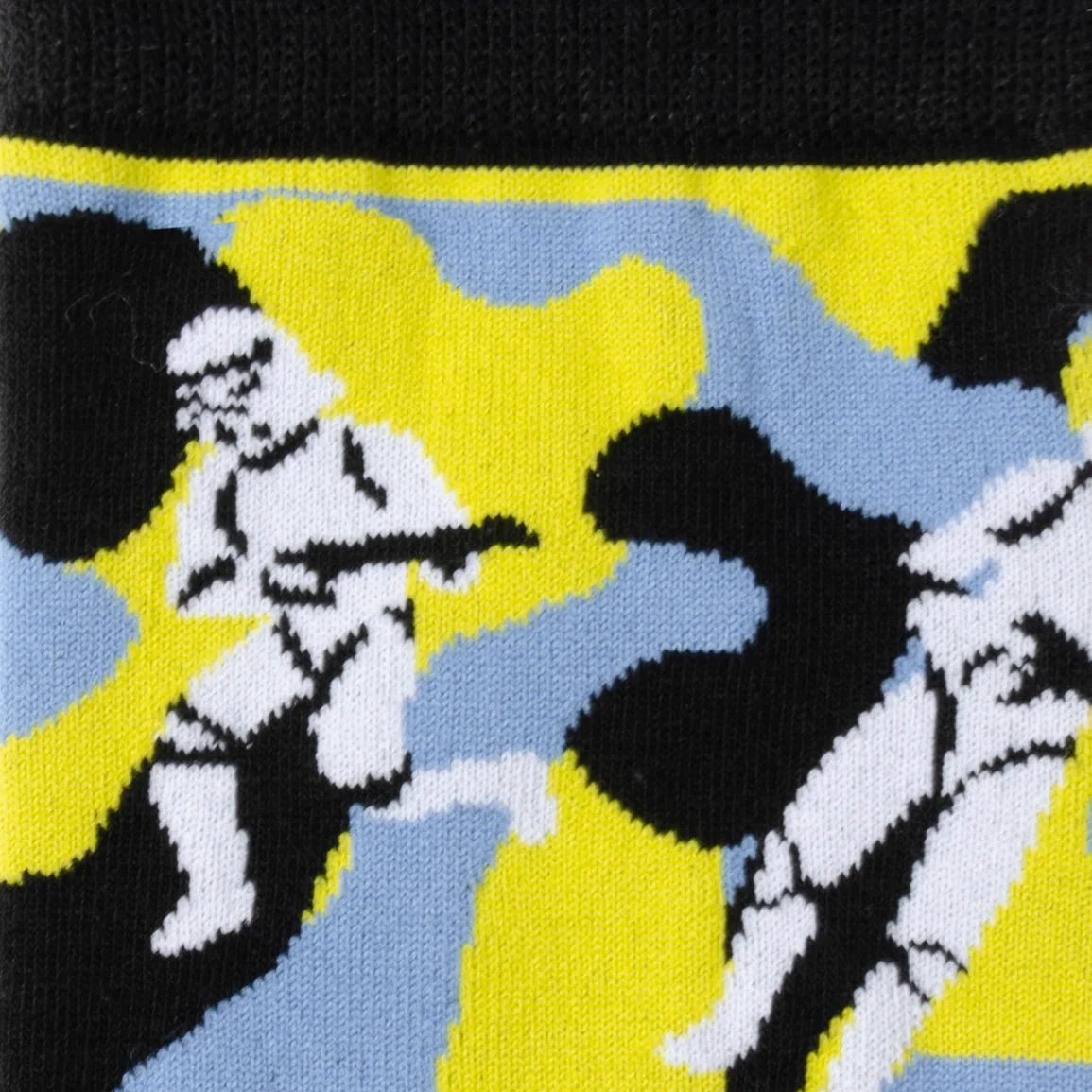 Star Wars Stormtrooper Yellow Camo Dress Socks and Lapel Pin Gift Set by Cufflinks.com