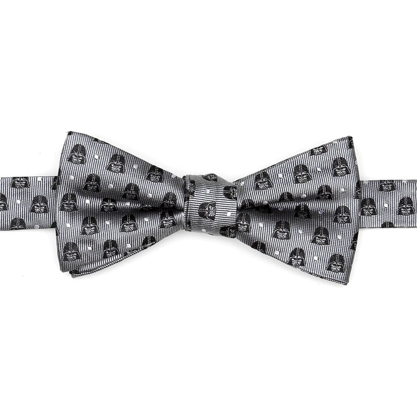 Star Wars Darth Vader Gray Polka Dot Bow Tie and Pocket Square Gift Set by Cufflinks.com