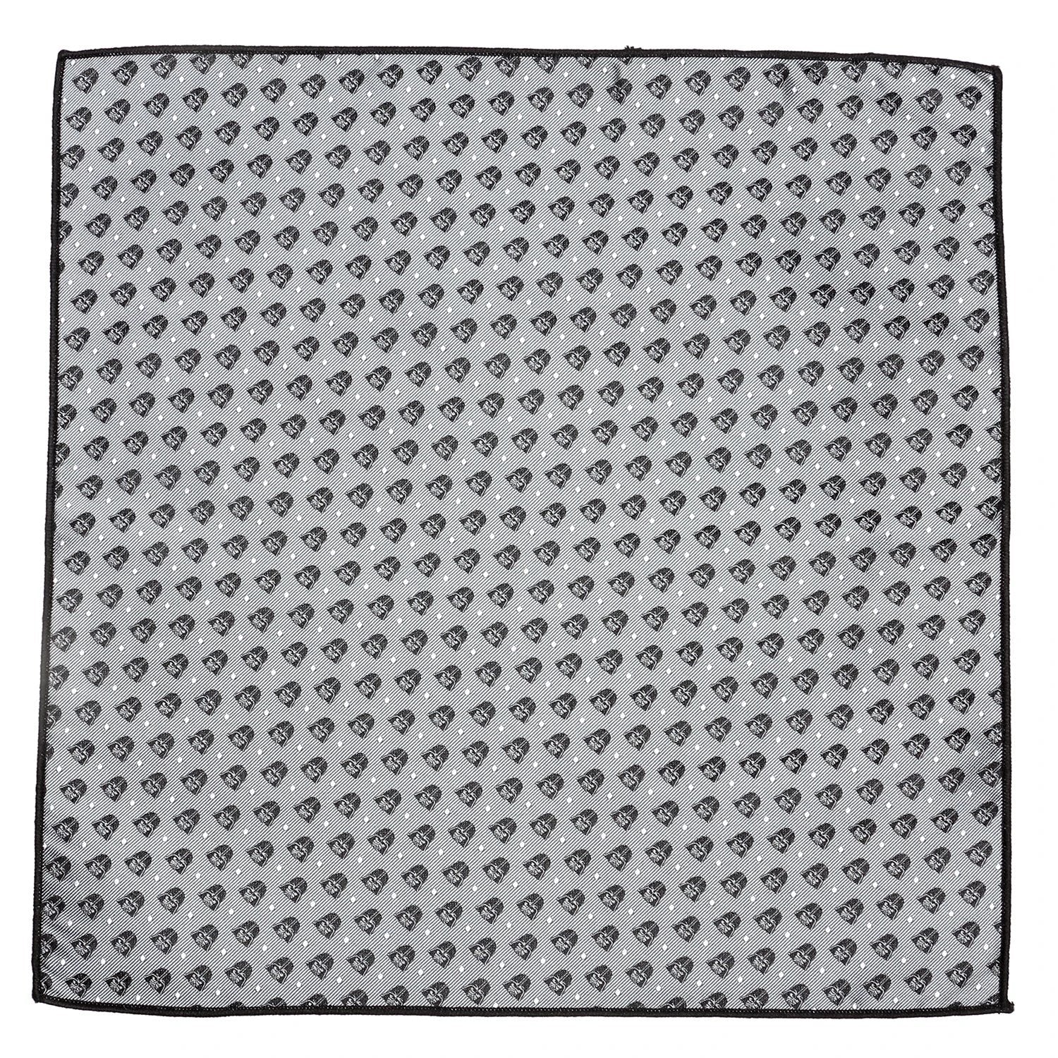Star Wars Darth Vader Gray Polka Dot Bow Tie and Pocket Square Gift Set by Cufflinks.com