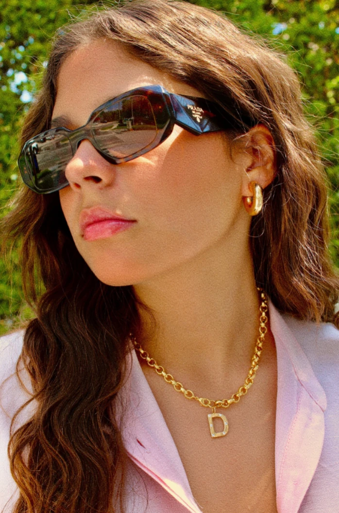 Initial Rollo Necklace by Views & Co