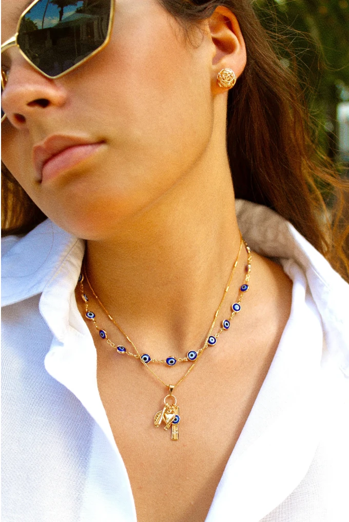 Protection Sapphire Necklaces by Views & Co