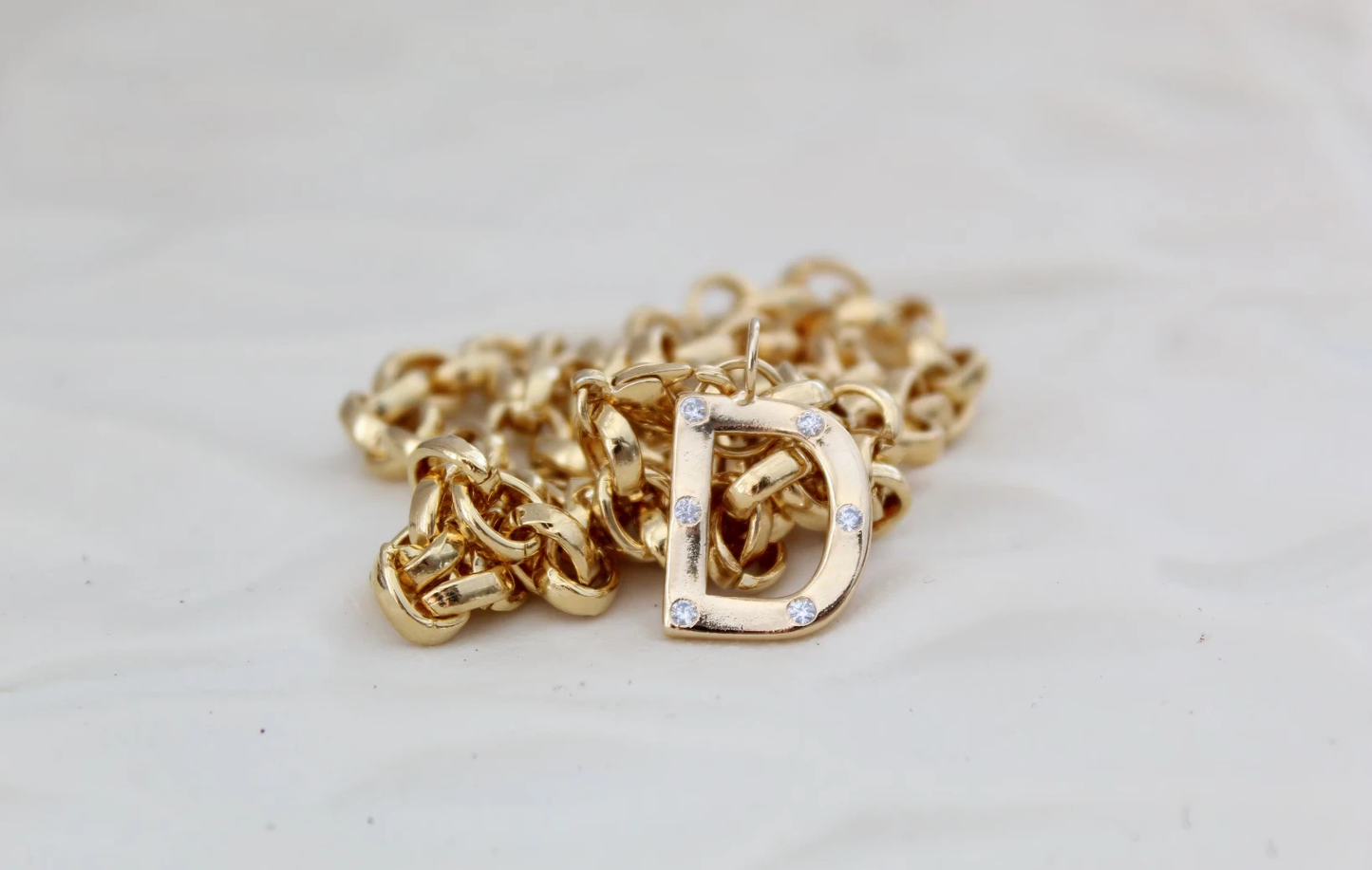 Initial Rollo Necklace by Views & Co