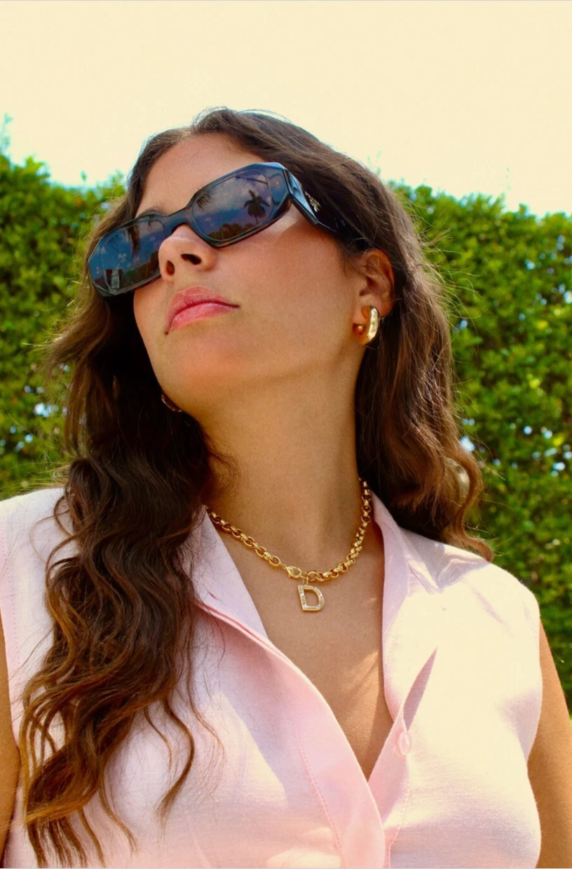 Initial Rollo Necklace by Views & Co
