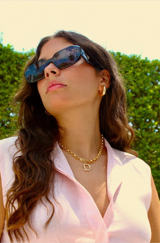 Initial Rollo Necklace by Views & Co