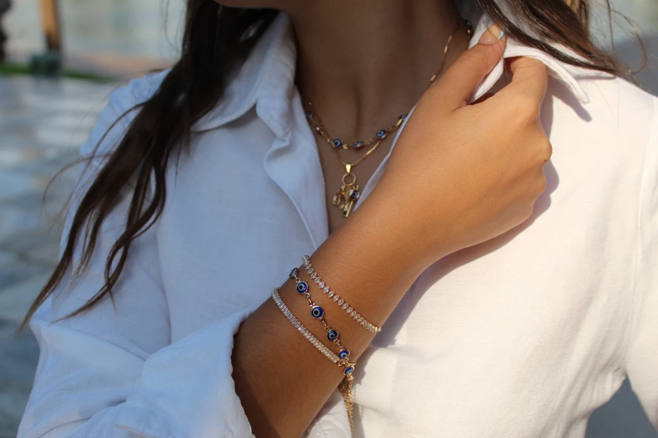 Evil Eye CZ Bracelets by Views & Co