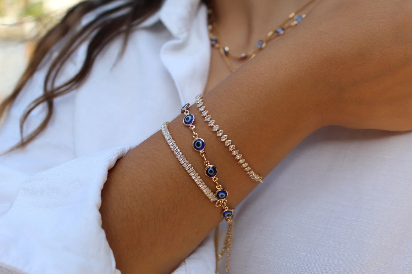 Evil Eye CZ Bracelets by Views & Co