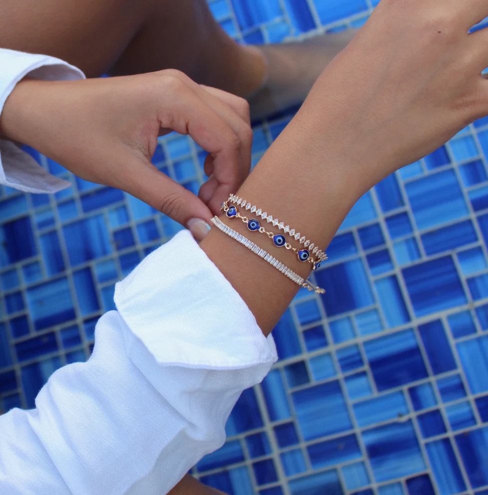 Evil Eye CZ Bracelets by Views & Co