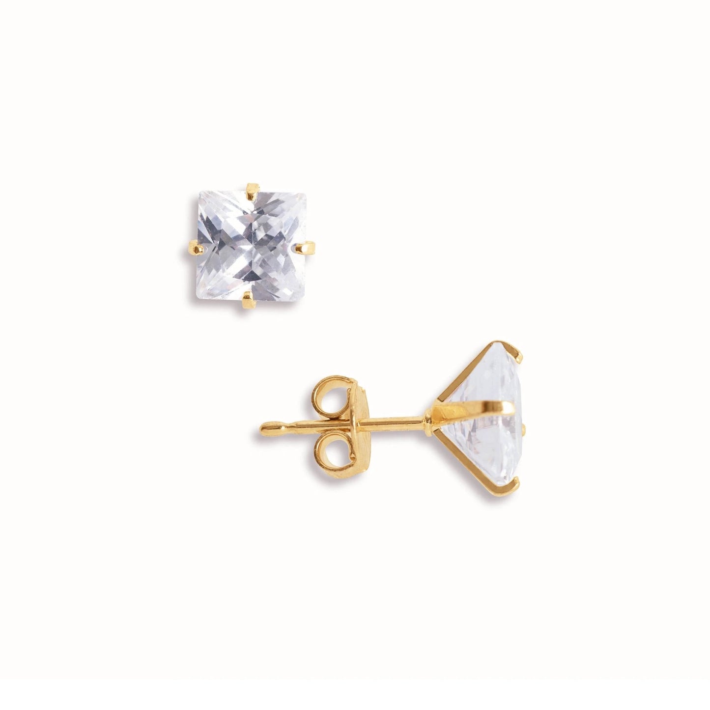 Princess Cut Stud by Views & Co