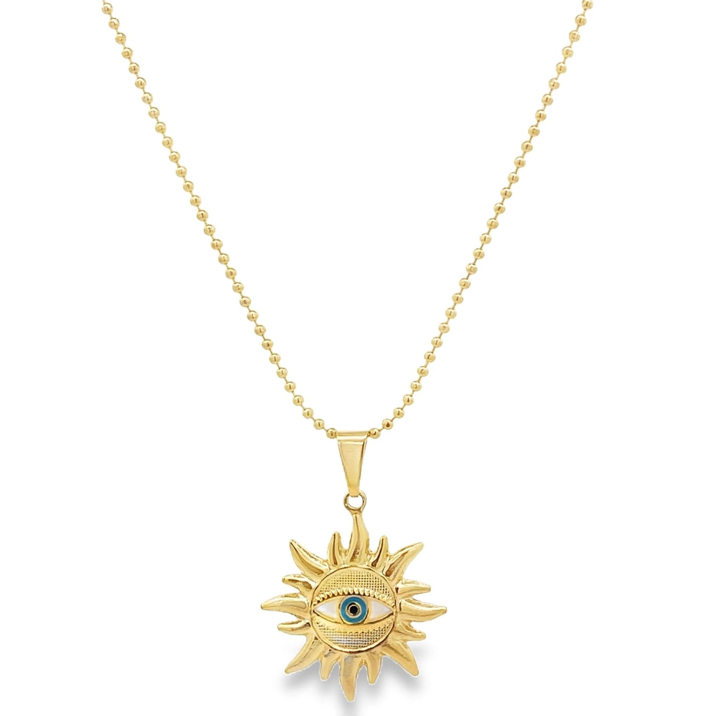 Sapphire Evil Eye Necklaces Choker by Views & Co