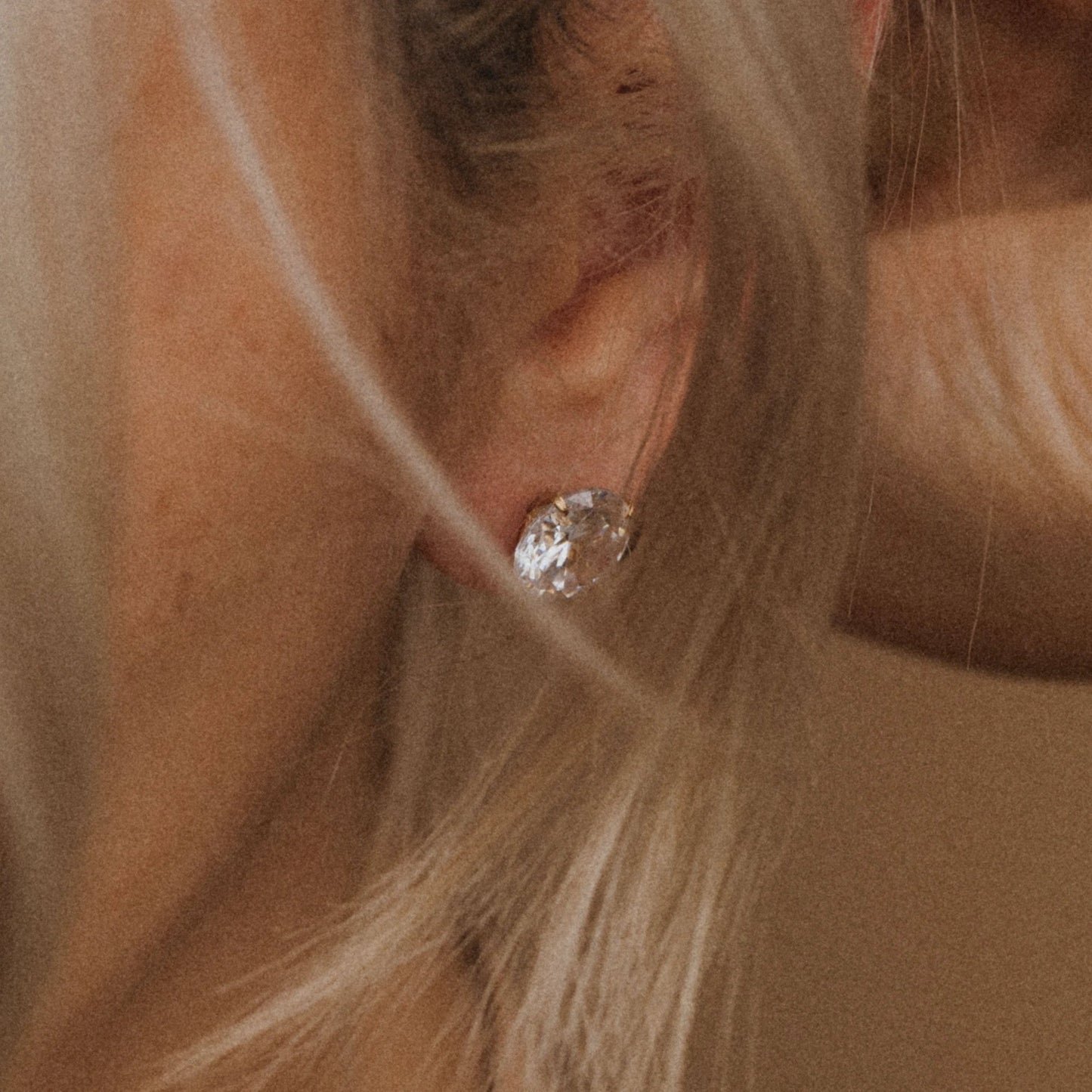Round Cz Studs by Views & Co