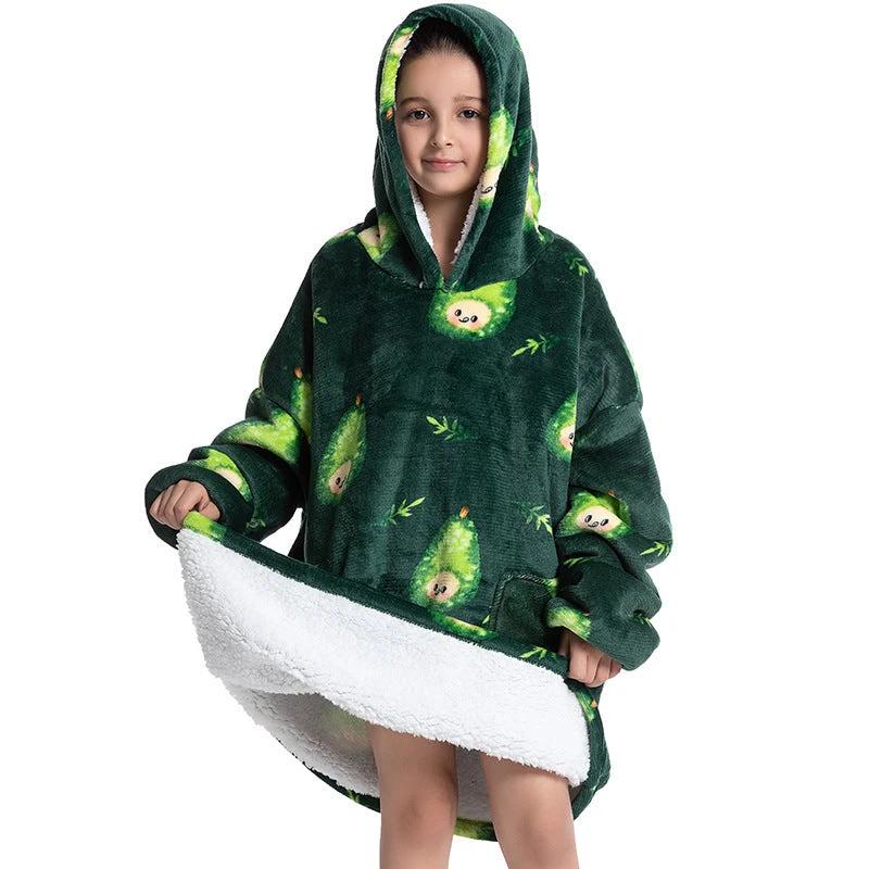 Composite Children's Flannel Lambswool Home Pajamas by GJG Denim