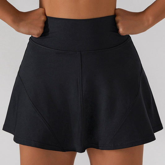 Fitness Tennis Skirt Denim Outdoor Sports by GJG Denim