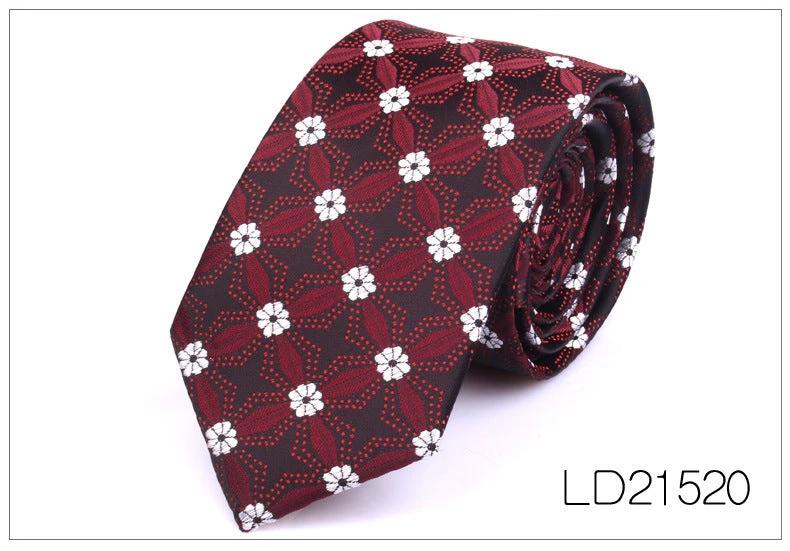 Men's Casual Fashion 6cm Flower Graffiti Tie by GJG Denim