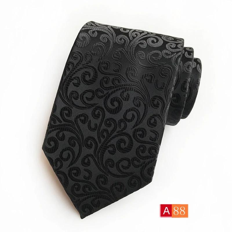Men's Casual Formal Wear Polyester Jacquard Tie by GJG Denim