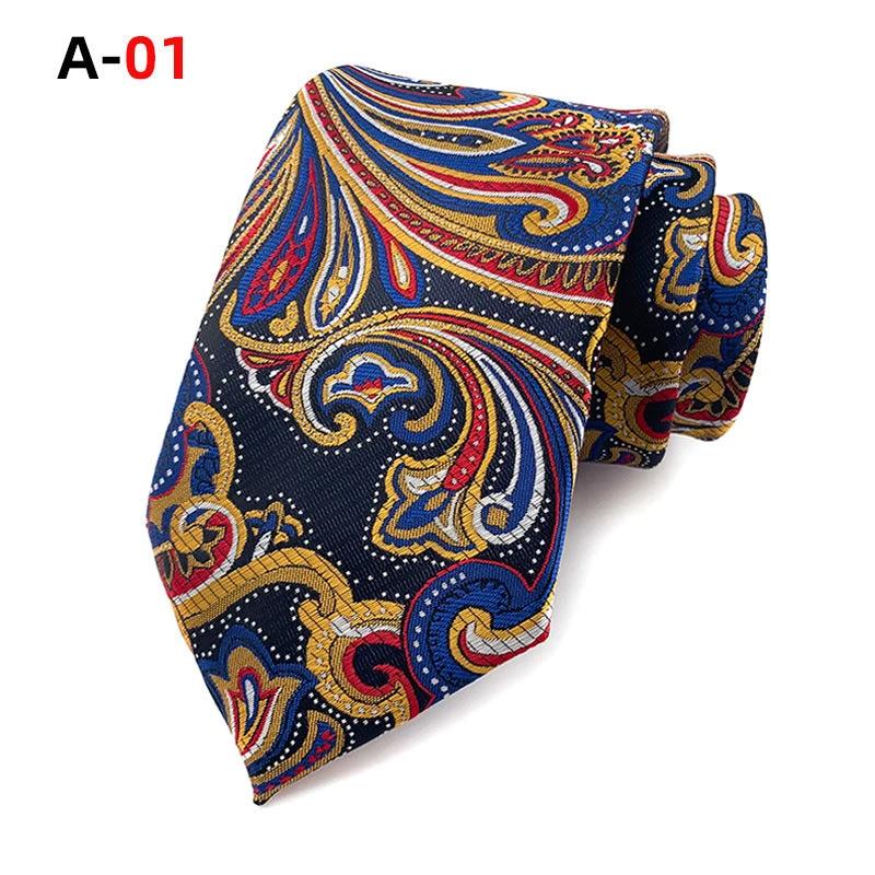 Men's Polyester Jacquard Tie by GJG Denim