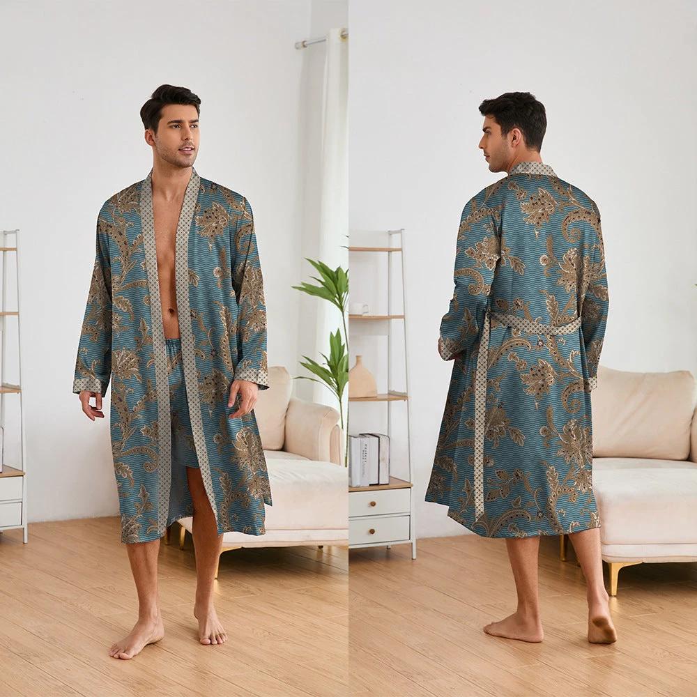 Men's Robe And Shorts Set by GJG Denim