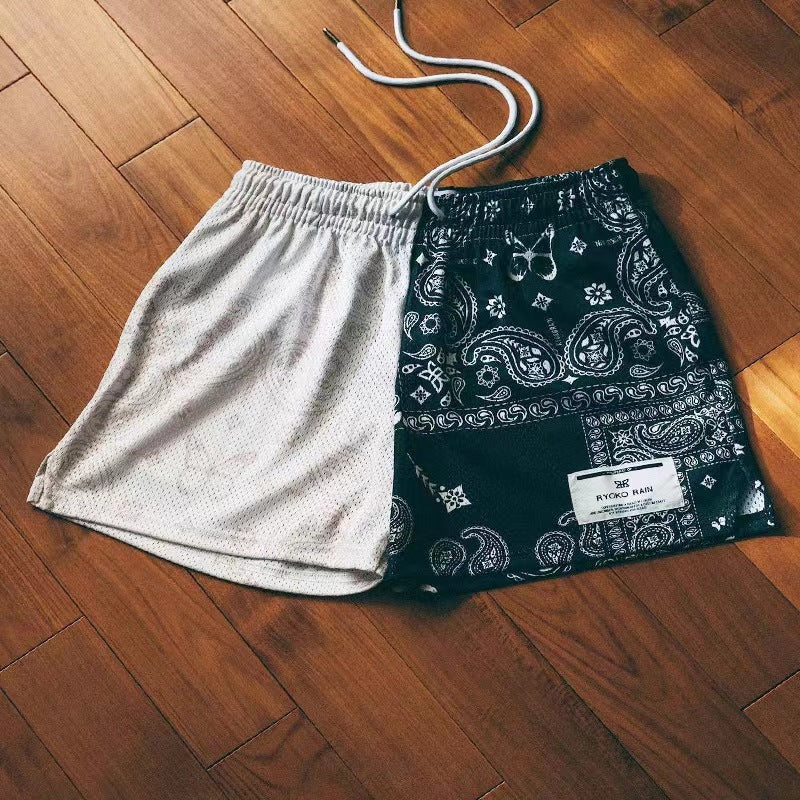 Shorts For Men And Women In Summer Casual Mesh Breathable And Loose Fitting by GJG Denim