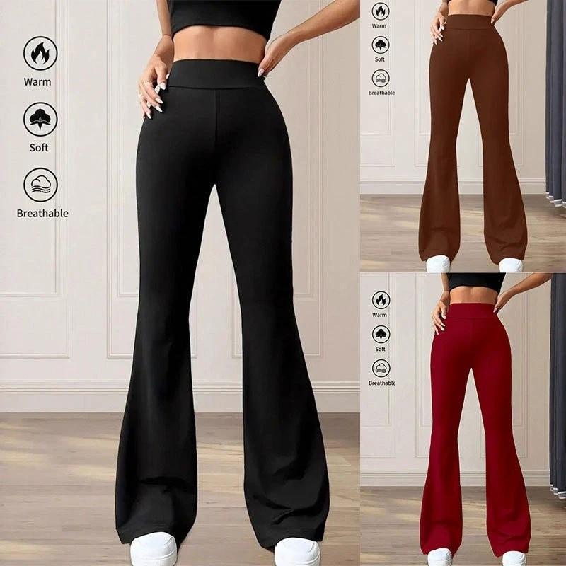 Women's High-Waisted Loose Floor-Length Casual Pants by GJG Denim