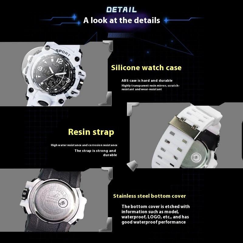 Men's Luminous Cross-border Electronic Watch by GJG Denim