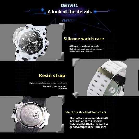 Men's Luminous Cross-border Electronic Watch by GJG Denim