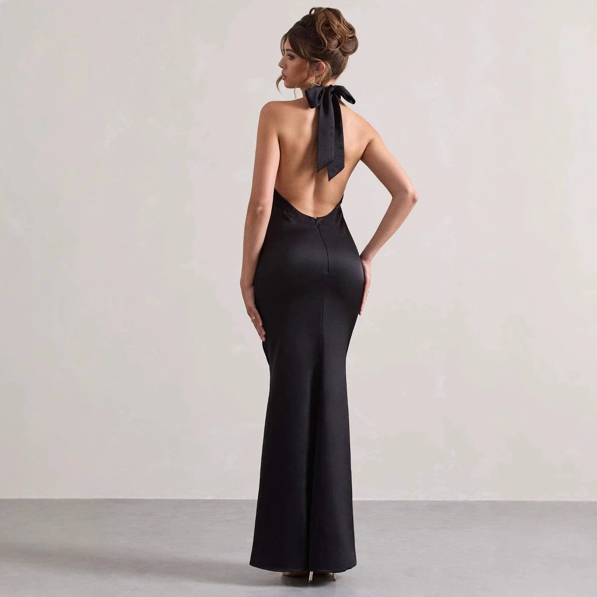 Halter Slim Fit Dress by GJG Denim