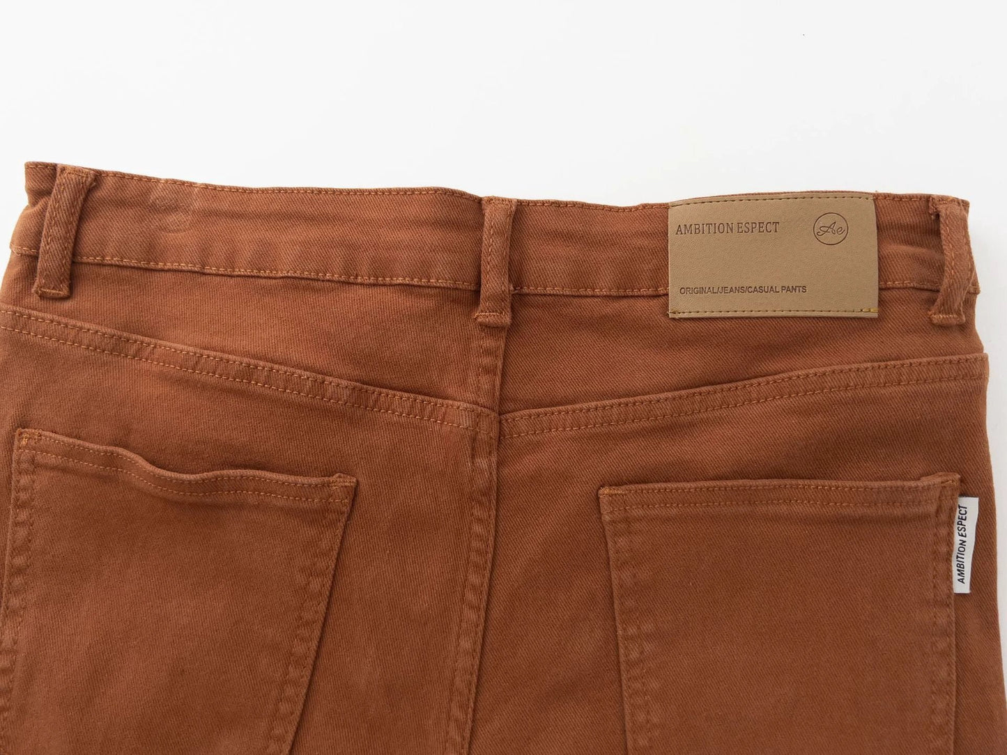 Men's Heavy Work Splicing Slim Fitting Denim Trousers by GJG Denim