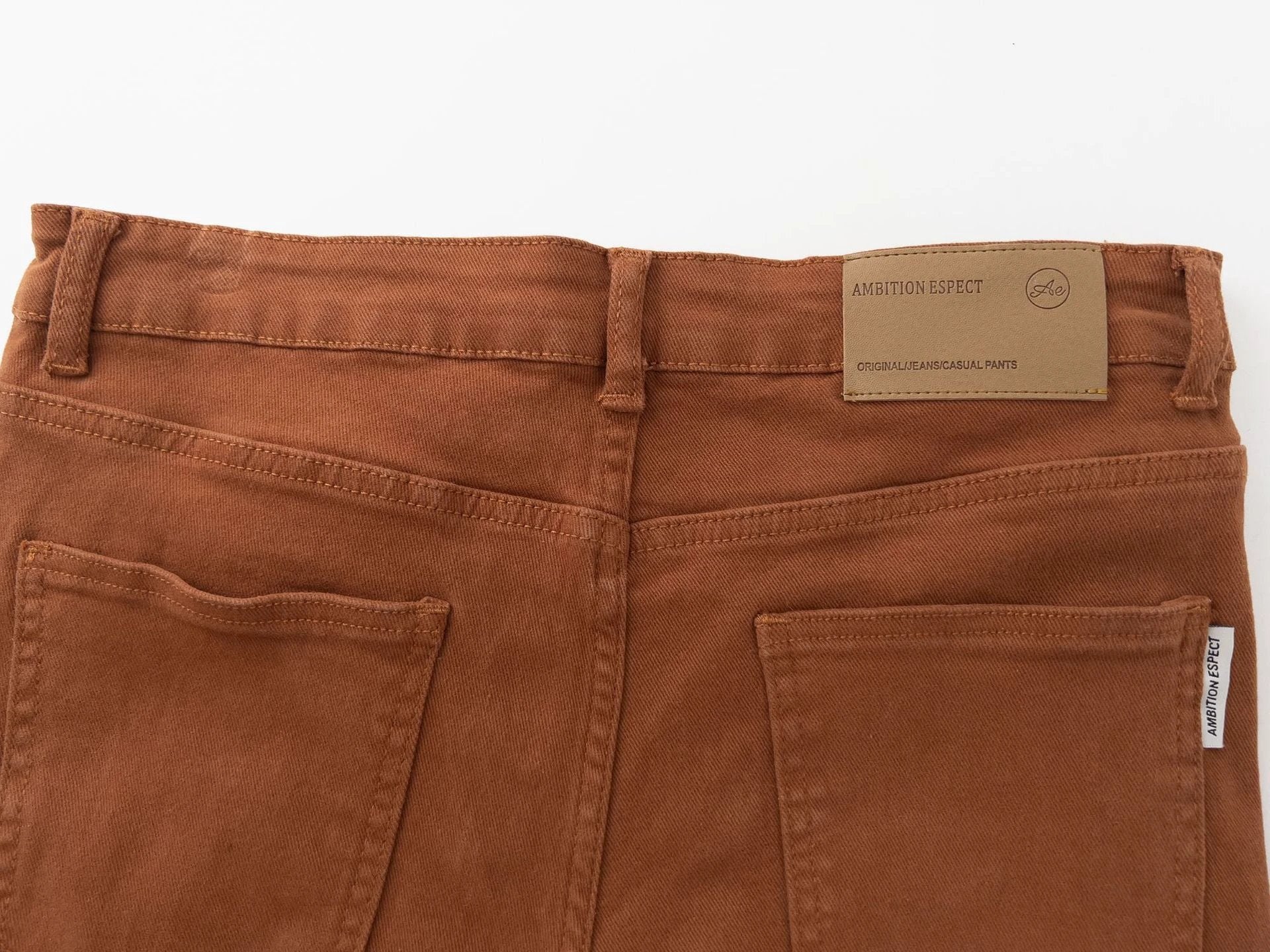 Men's Heavy Work Splicing Slim Fitting Denim Trousers by GJG Denim