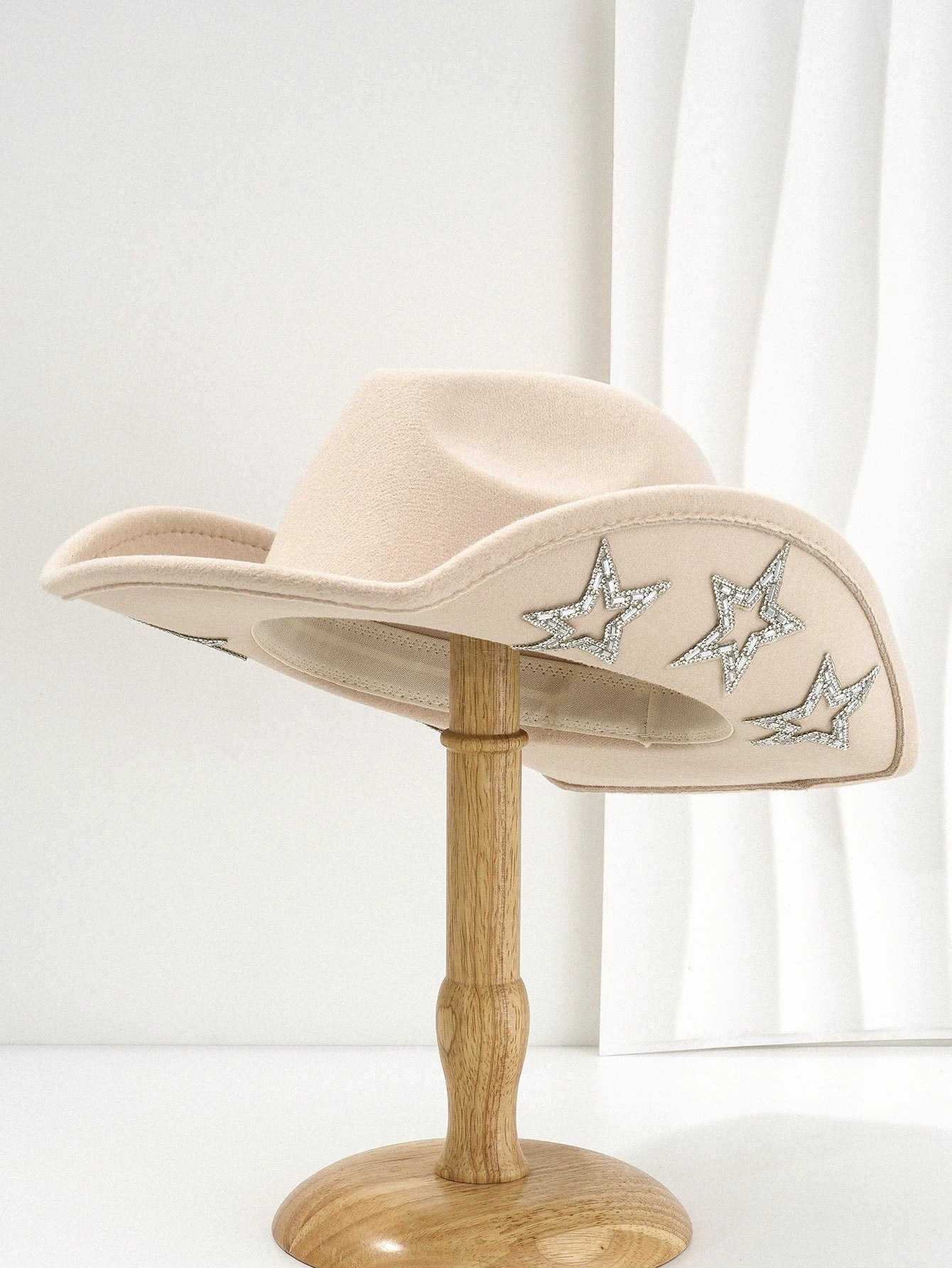 Woolen Felt Western Denim Top Hat Party Hat by GJG Denim