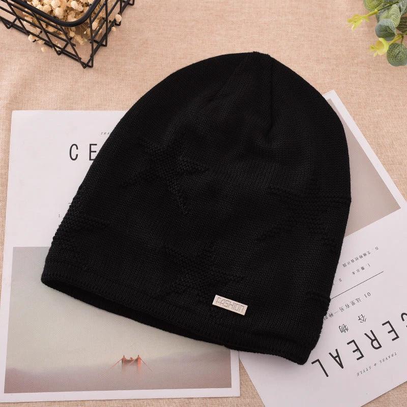 Men's Fashion Knitted Outdoor Warm Woolen Beanie by GJG Denim