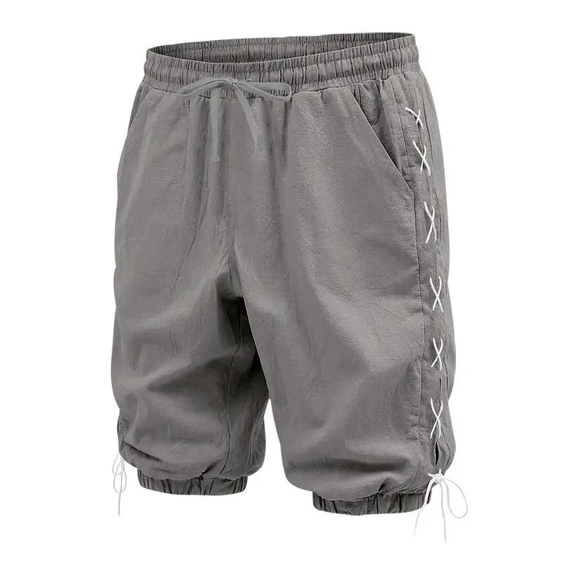 Men's Loose Casual Drawstring Shorts by GJG Denim