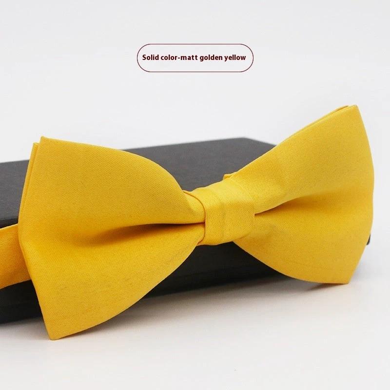 Men's Solid Color Bow Tie by GJG Denim