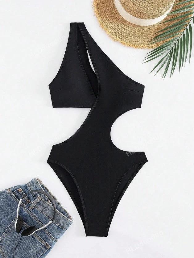 Women's one-piece Casual Swimsuit P262-01 by GJG Denim