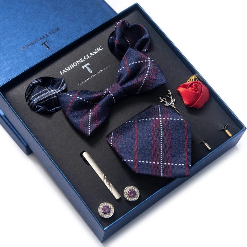 Men's 8-piece Tie Set by GJG Denim