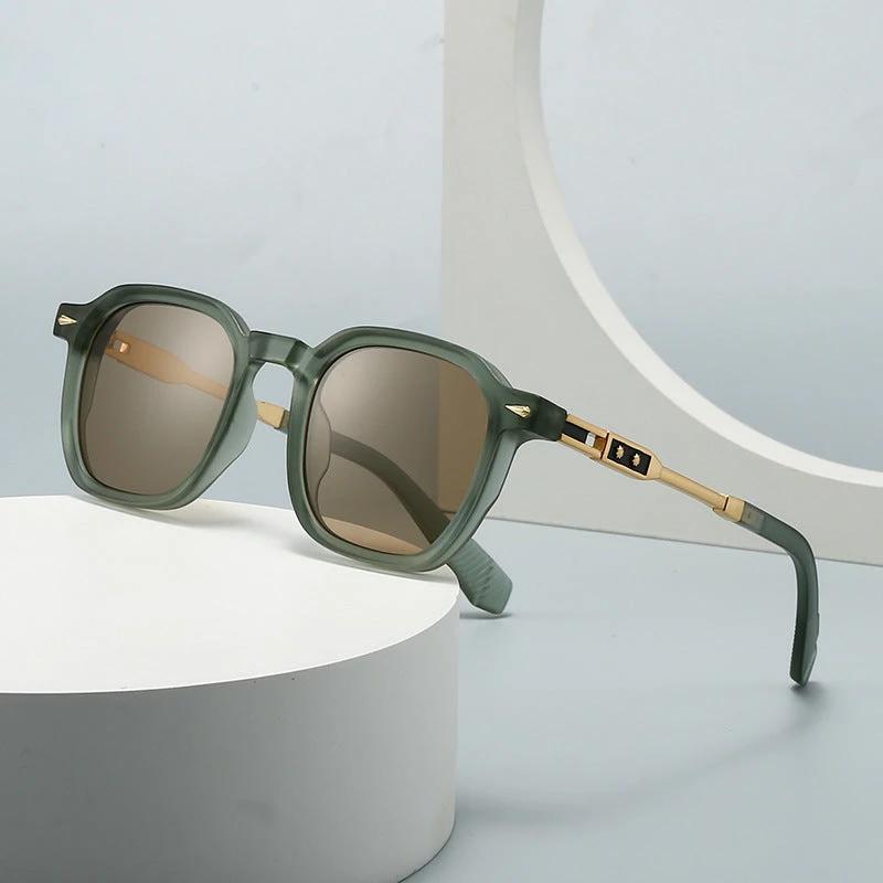 Round-frame Metal Sunglasses For Men by GJG Denim